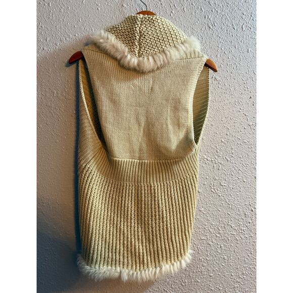 Cripple Creek 100% Rabbit Fur Vest Womens size Large - Picture 3 of 4